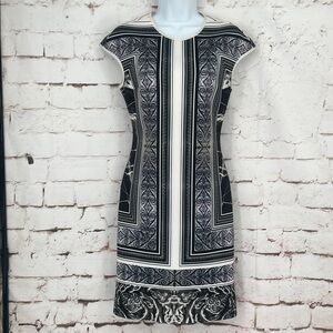 Clover Canyon Etched Marble Sheath Dress, Size M